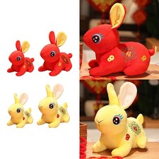 La peluche del coniglio del capodanno cinese gioca l'animale farcito di