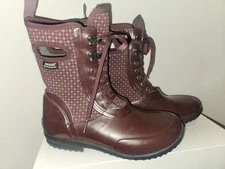 BOGS Sidney Cravat Women's  Waterproof Neo-Tech 5MM  Insulated Lace Up Boots sz8