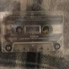 Poison Look What the Cat Dragged In Cassette Rock Glam Album Capitol Records
