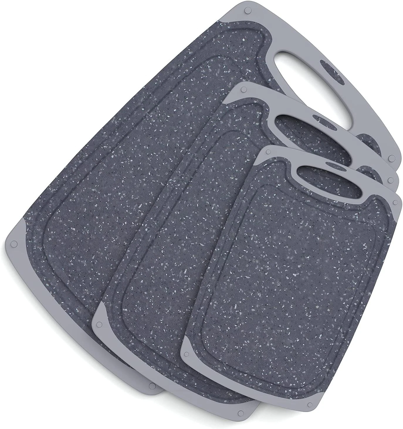Extra Large Cutting Boards, Plastic Cutting Boards for Kitchen (Set of 3)