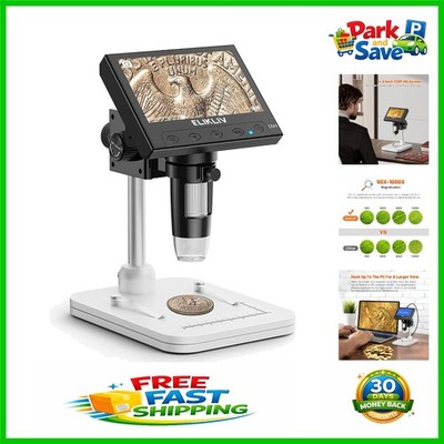 High Precision 1000x Digital Microscope - Ideal for Coin & Jewelry Inspection