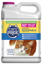 Cat's Pride Scented Scoopable Cat Litter, 12 lb Jug, Odor Control for Fresh Home