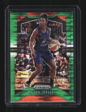 Briann January 2020 Panini Prizm WNBA Green Pulsar #2 SN, /25