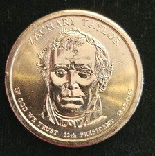 Blazing BU 2010 P - Zachary Taylor $1 One Dollar Coin - 12th President