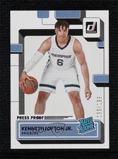 2022 Panini Donruss Rated Rookie Purple Press Proof /199 Kenneth Lofton Jr k1r