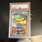 Pokemon TCG Luigi Pikachu 296/XY-P Japanese XY-P Promo Full Art Holo PSA 8
