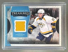 2015-16 Upper Deck Artifacts Treasured Swatches Blue Calle Jarnkrok #TS-CJ mint