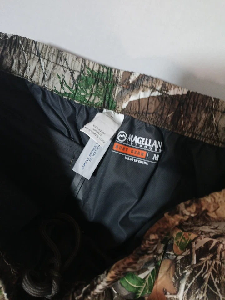 NWT Megellan Outdoors Hunt Gear Realtree Edge Pants Medium Elastic Wasitband - Image 4 of 4
