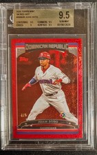 2023 Topps WBC World BB Classic 2006 JUAN SOTO Dominican RED /5 *BGS 9.5 GEM MT