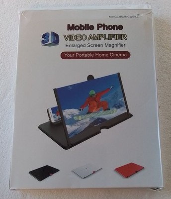 Black Mobile Phone Enlarged Screen Magnifier 12 Inch
