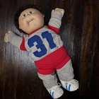 Cabbage Patch Kid Vtg Brown Hair Brown Eyes Boy Tooth Dimples Coleco Signed