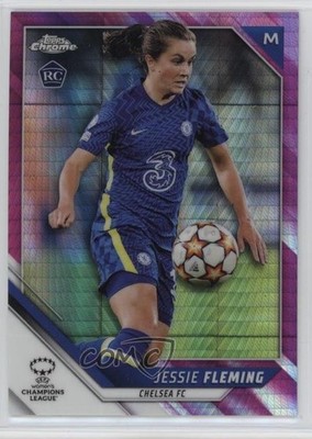 2021 Chrome UEFA Women's Champions League /150 Jessie Fleming #83 Rookie RC 0c3