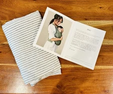 Solly Baby Wrap Carrier Buttery-Soft Lightweight Driftwood Stripe One Size EUC