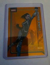 Topps Chrome Marvel Luna Snow 132 Orange X-Fractor Serialized 17/25