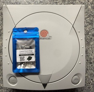 Sega Dreamcast Console Replacement Shell Top Bottom Casing W/ Complete Screwset