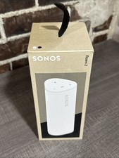 SONOS Roam 2 New In Box Never Opened, White Has Stain On Packaging 