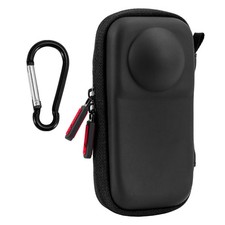Mini Case for Insta360 X4 Air PU Hard Travel Protector Carabiner Storage Bag