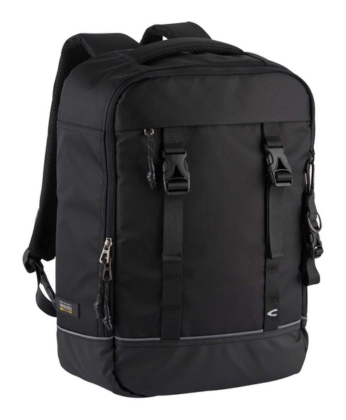 Camel Active Connect Backpack L Rucksack UmhäNgetasche Black Schwarz Neu-image