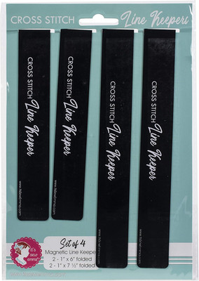 Cross Stitch Line Keeper, White