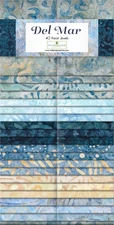 Del Mar   ~ 40 2-1/2 Strips ~ Wilmington Batiks