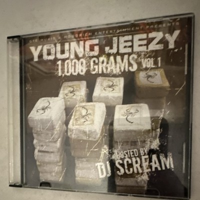 Young Jeezy 1,000 Grams Vol 1 CD Rap Hip-Hop Hosted by DJ Scream Jewel Case