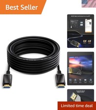 Brand New 8K Fiber Optic HDMI Cable 50FT Grey