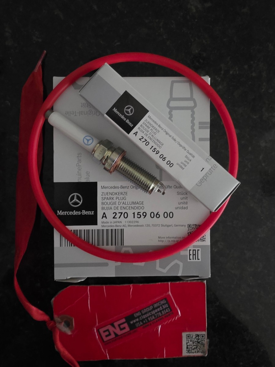 OEM GENUINE MERCEDES-BENZ AMG A0041596903 SPARK PLUG W/MB LOGO X