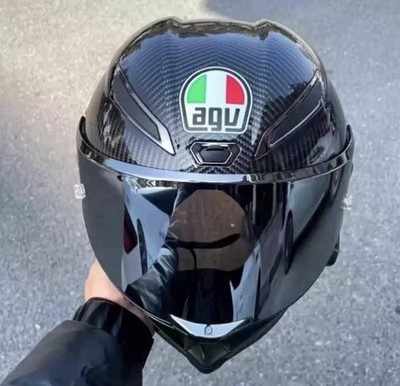 Full Face Pista Motorcycle Helmet Carbon Fiber Brand New