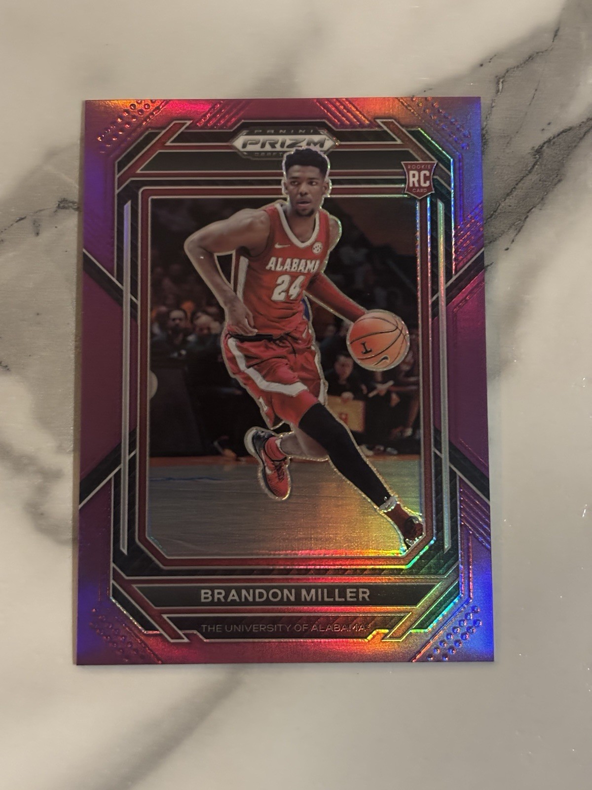 2023 Panini Prizm Draft Brandon Miller Purple Prizm RC /75, Bama, Hornets 🏀🏀