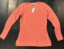 Ann Taylor LOFT Knit Pullover Sweater Coral NWT