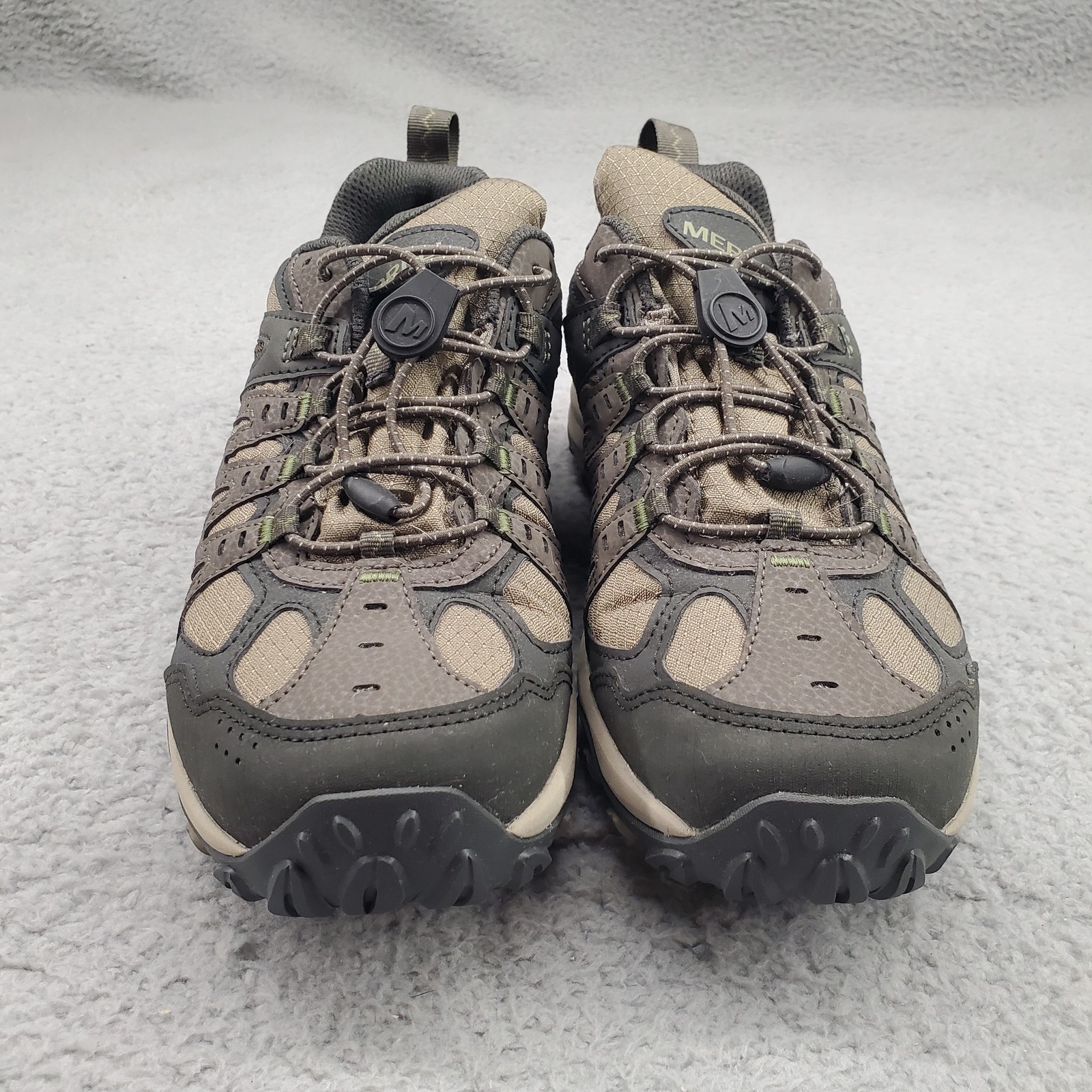 Merrell Yokota 2 scarpe uomo taglia 8 5 marrone trail escursionismo sneakers impugnatura impermeabile