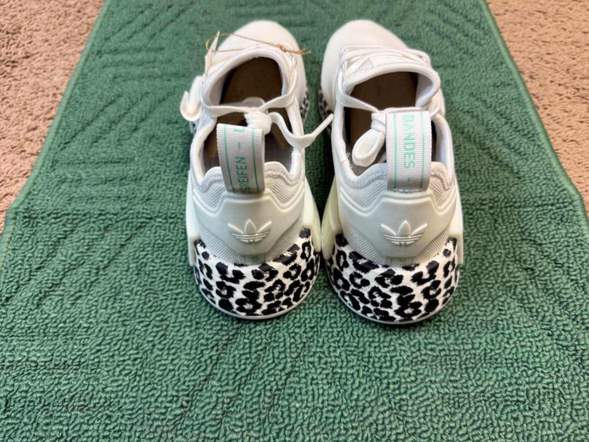 adidas gazelle silver green womens adidas NMD Hu Pharrell Animal Print Leopard Pulse Amber – Story Cape Town main image 0