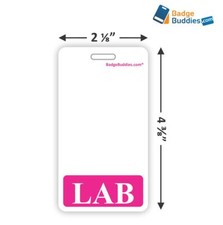 LAB Vertical Badge Buddy for Laboratory