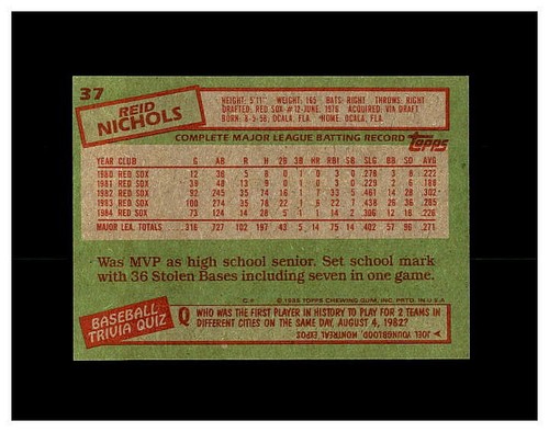 1985 TOPPS BASEBALL YOU PICK #1-199 SEE SCANS OF EVERY CARD SET BREAK NEW LIST - Picture 75 of 397
