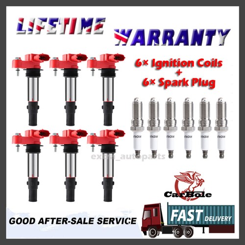 6x Ignition Coils & 6x Spark Plugs for Holden Commodore VE Statesman 3