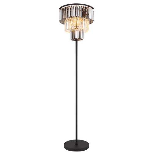 Piantana 3 Fiamma Cristallo Lampada Letto H 160 CM - Foto 6 di 11