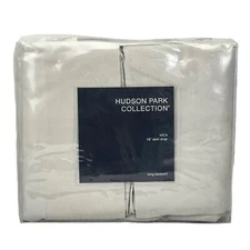 Hudson Park Collection Mica KING Bedskirt Grey