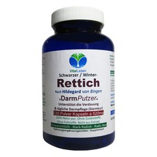 Schwarzer Rettich 120 Kapseln Black Radish NATUR pur OHNE Zusatzstoffe 26740-120