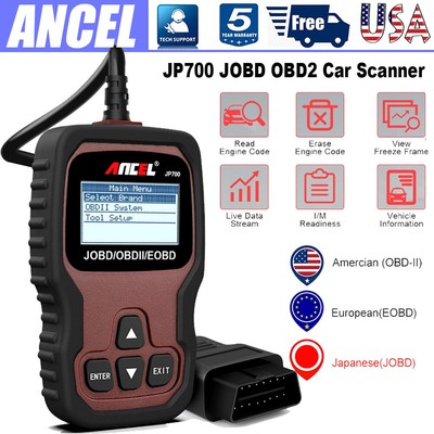 Automotive JOBD OBD2 EOBD Scanner Japanese Car Diagnostic Scan Tool Code Reader