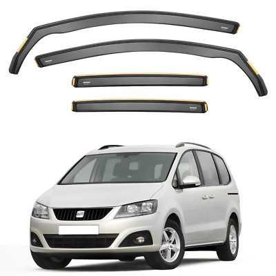ISPEED Wind Deflectors for Seat Alhambra MK2 2010-2020 5-Door 4pc Set Visors
