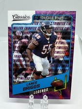 2021 Classics Purple Wave Timeless Tributes Lance Briggs 46/50