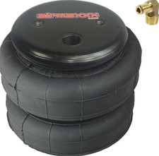 Airmaxxx 2500 Air Bag With 12 Hose Elbow Fitting For Air Ride Suspension