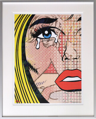 XL original Lithografie Dillon Boy '' Girl''  handsigniert NEU GERAHMT
