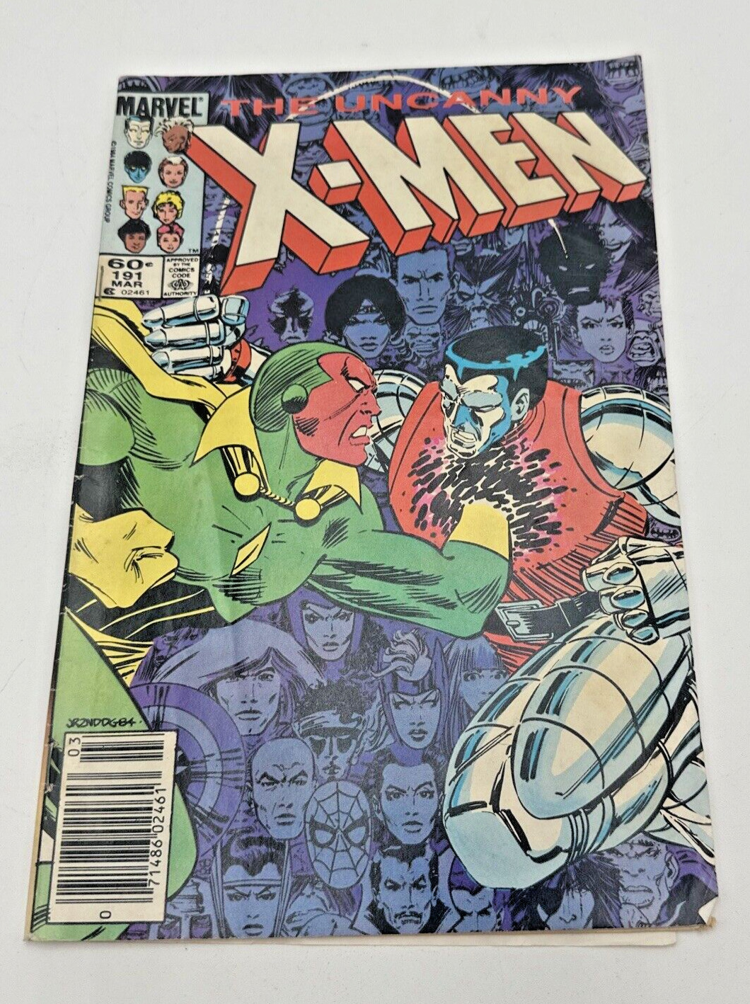 Uncanny X-men #191 March 1984 Marvel Comics Raiders of the Lost Temple Newsstand