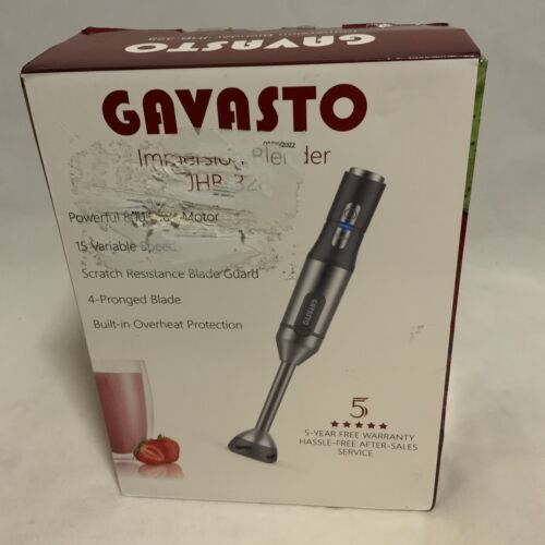 Gavasto Immersion Blender 800 Watt 15 Speed Scratch Resistant Hand Blender - Picture 1 of 4