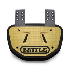 Battle Sports 3D Diamond GOLD Football Back Plate - Adult  Youth