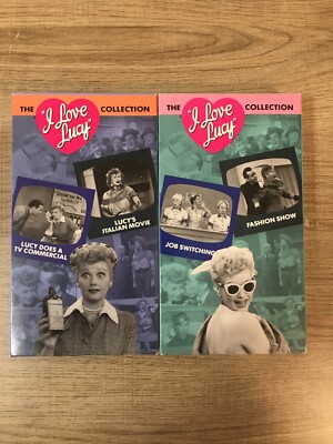 The ''I Love Lucy'' Collection VHS Tapes, Lot of 2, Volume 1 & 2