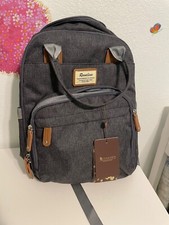 NEW Ruvalino Backpack Diaper Bag Dark Grey- NWT