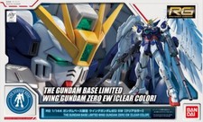 Bandai 1/144 RG Wing Gundam Zero EW XXXG-00W0 Clear Color Mobile Suit Model Kit