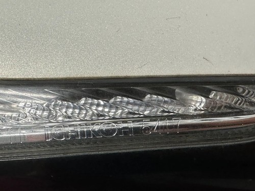 2014-2016 INFINITI Q50 FABRICANTE DE EQUIPOS ORIGINALES ESPEJO PUERTA DELANTERA DERECHA CON MONTAJE DE CĂMARA BLANCO - Imagen 8 de 15